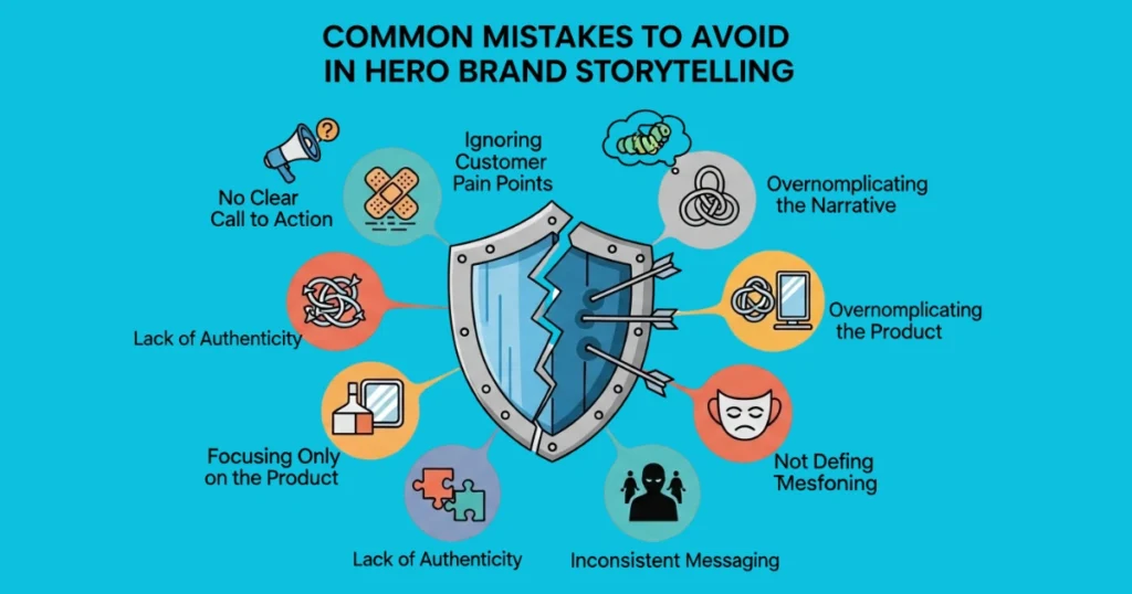 Common Mistakes to Avoid in Hero Brand Storytelling