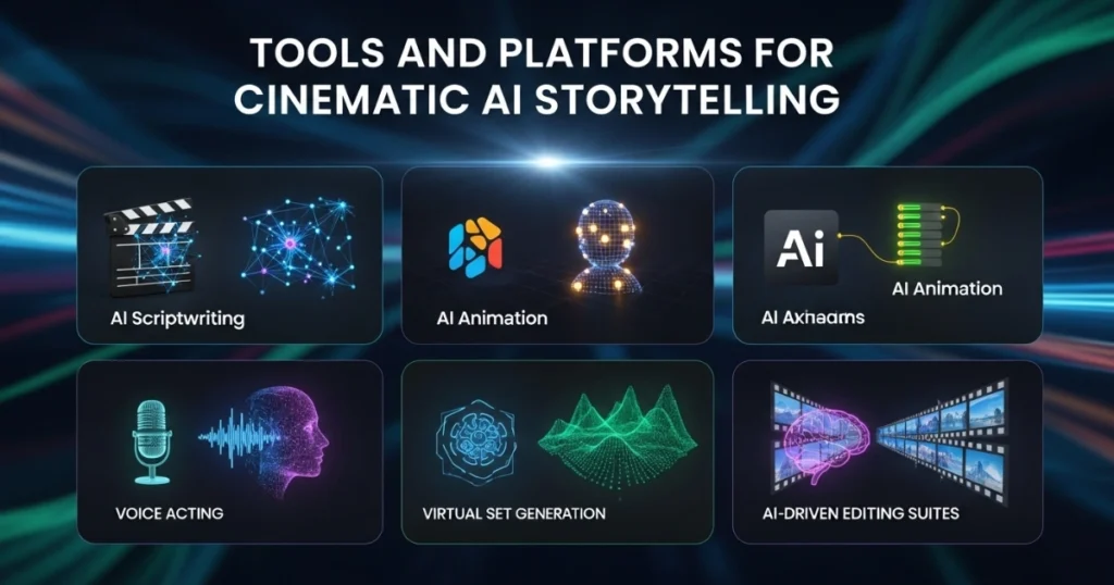 Tools and Platforms for Cinematic AI Storytelling