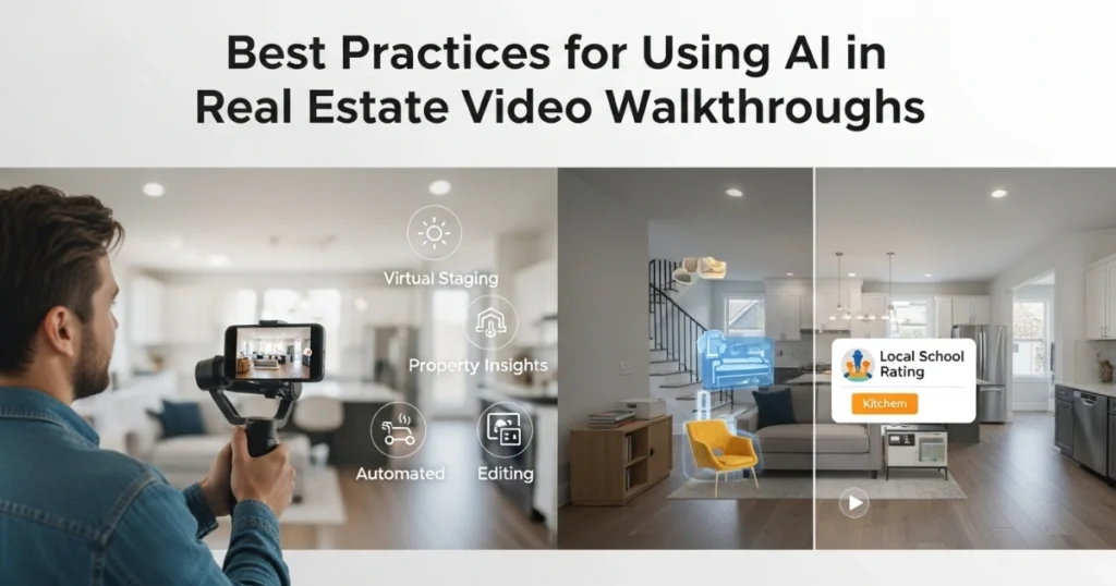Best Practices for Using AI in Real Estate Video Walkthroughs