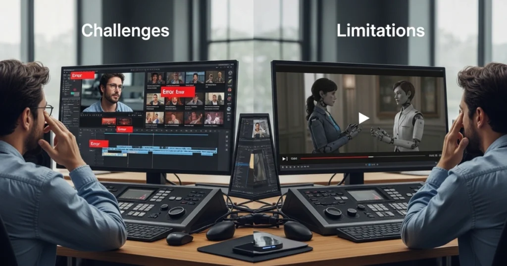 Challenges and Limitations of AI-Assisted Video Editing