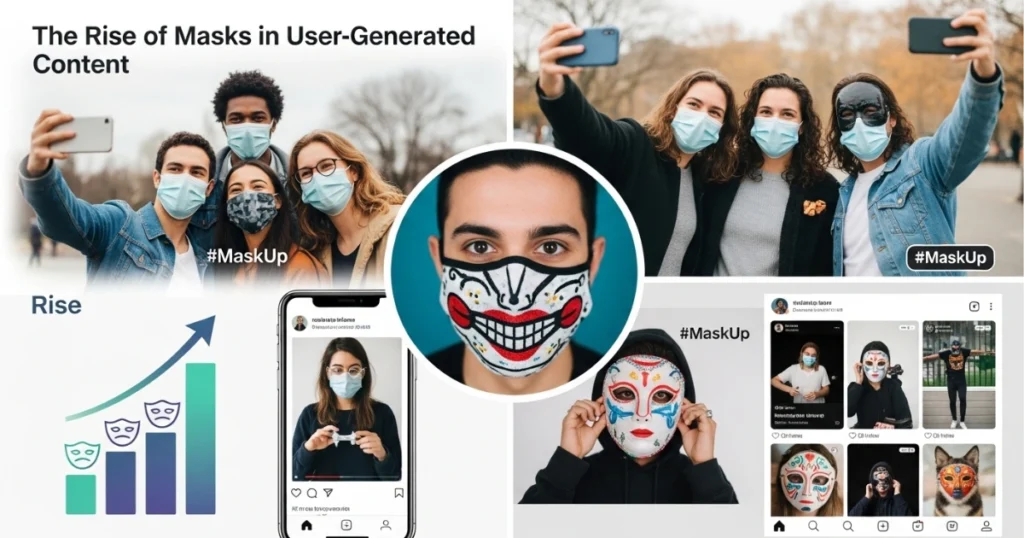 The Rise of Masks in User-Generated Content