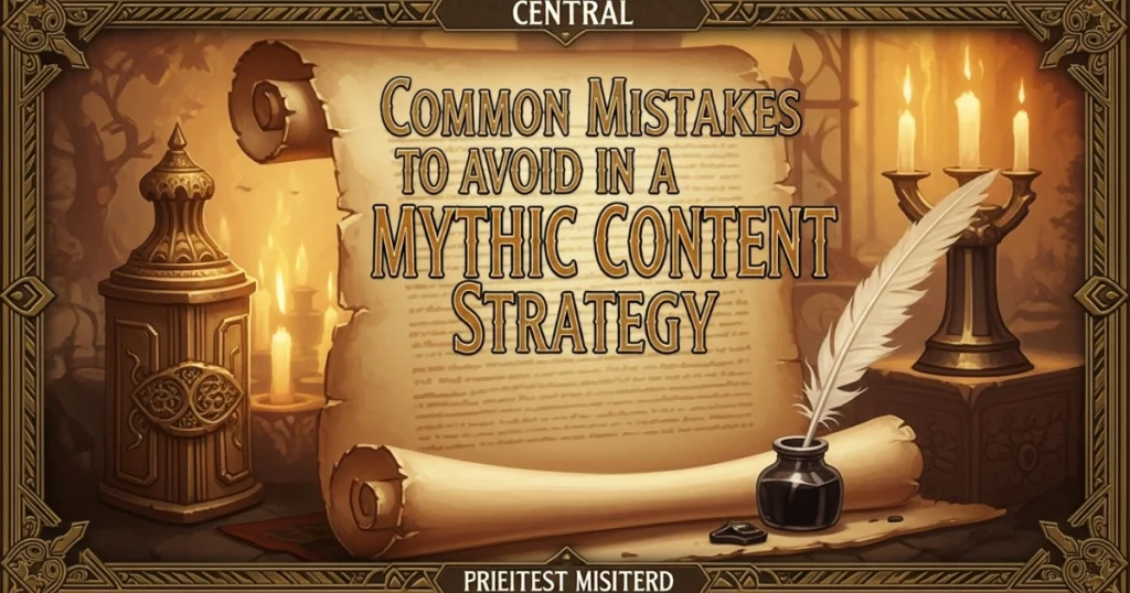 Common Mistakes to Avoid in a Mythic Content Strategy